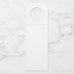 Blank White Bottle Tag Set