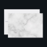 Blank White Marble Wedding Advice Card<br><div class="desc">Add a personal touch to your wedding with a classy elegant white marble wedding advice and wishes card.

Perfect for wedding,  baby shower,  birthday party,  bridal shower,  bachelorette party and any special occasions.</div>