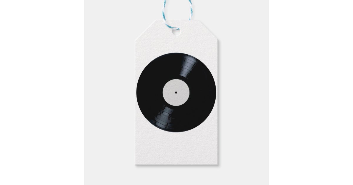 Blank White Record Label Zazzle