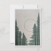 Blank with Forest and Moon