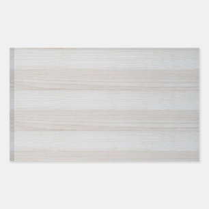 Blank Wood Template Trendy Elegant Design Nature Rectangular Sticker