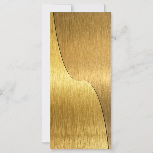 Blank Yin Yang Gold Rack Cards (Front)