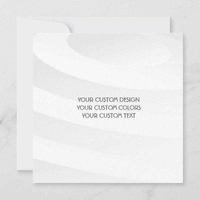BLANK Your Custom Design -  Invitation (Front)