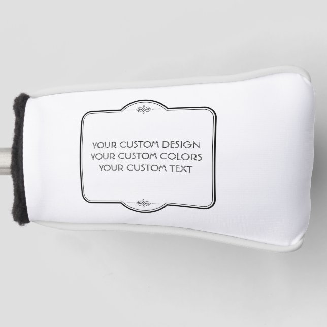 BLANK Your Design Here - Golf Head Cover (Front)