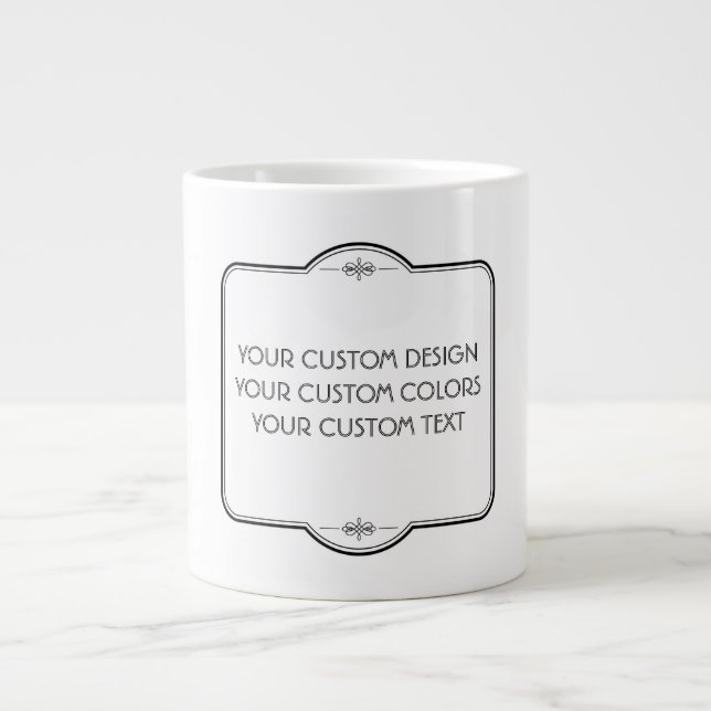 BLANK Your Design Here - Large Coffee Mug (Front)