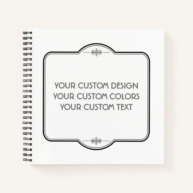 BLANK Your Design Here - Notebook (Front)