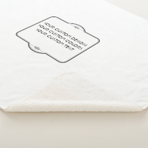 BLANK Your Design Here - Sherpa Blanket
