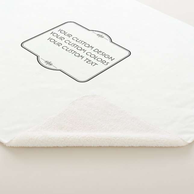 BLANK Your Design Here - Sherpa Blanket (3/4)