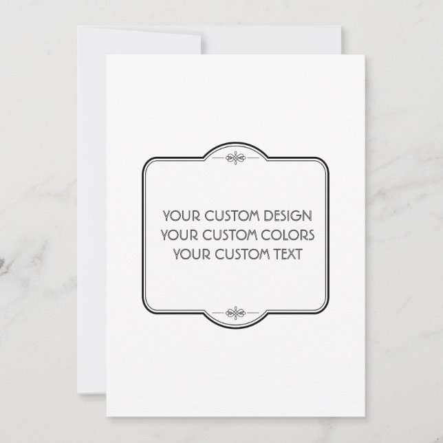 BLANK Your Design Here - Thank You Card (Front)