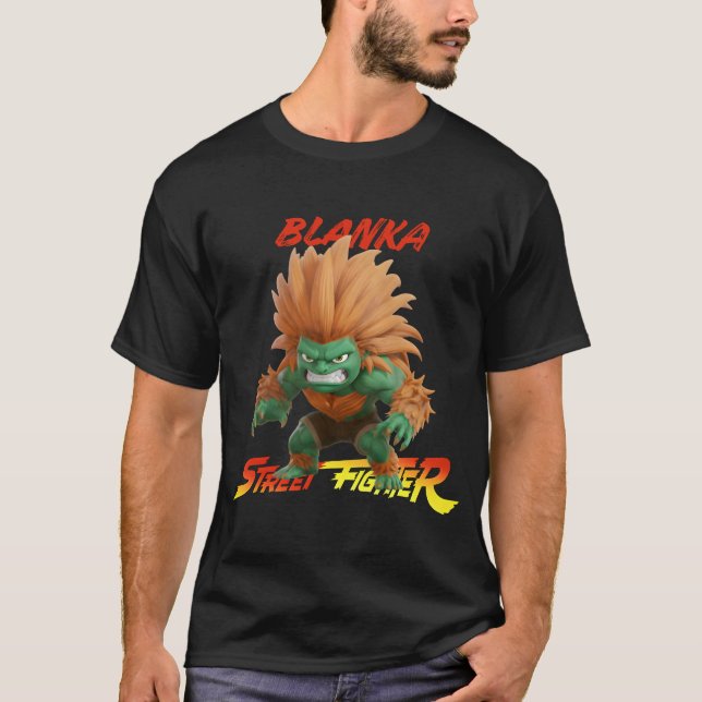 Blanka : The Amazonian Electric Beast T-Shirt (Front)