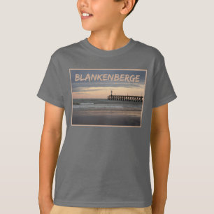 Blankenberge Sunset, Belgian Coast T-Shirt