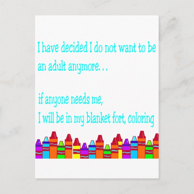 blanket fort.png postcard (Front)