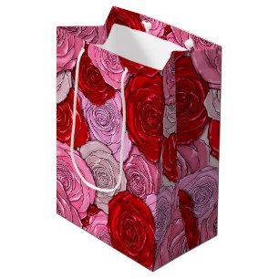 Blanket of Roses Medium Gift Bag