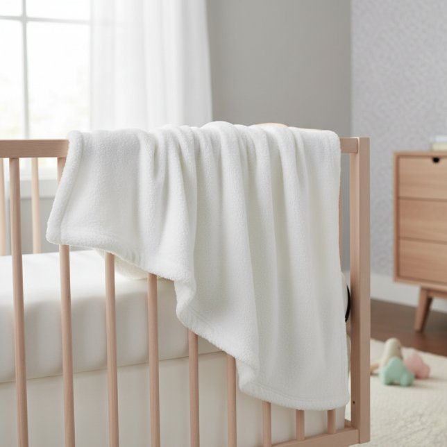 blanket white solid color trendy (Creator Uploaded)