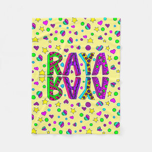 Blanket with the name Raya