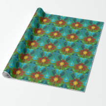 Blanketflower Wrapping Paper 30" x 6'