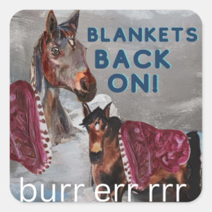 blankets back on Sticker