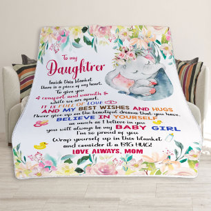 Blankets For Girls, To My Daughter