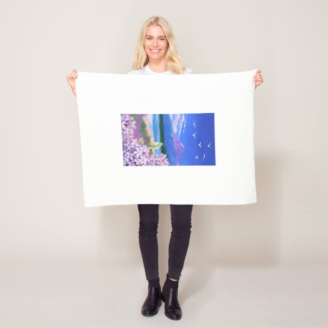 blankit fleece blanket (In Situ)