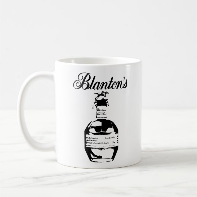 Blanton'S Small Batch Fine Bourbon Whiskey Coffee Mug (Left)