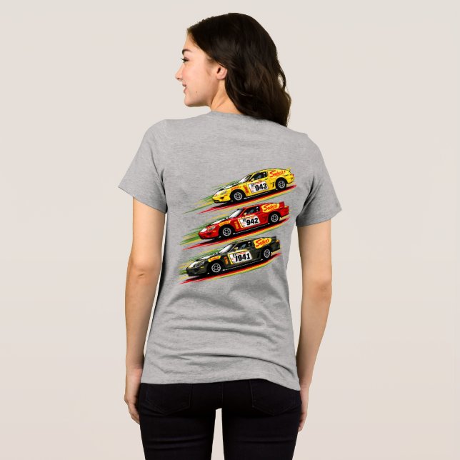Blap Blap Blap Tri-Blend Shirt (Back Full)
