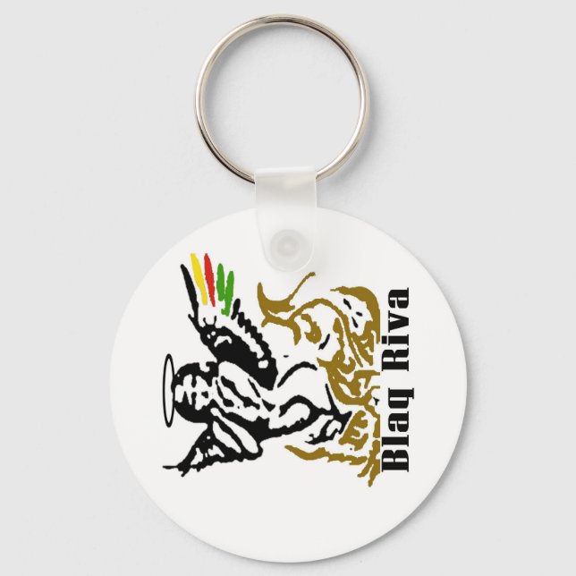 Blaq Riva Angel Keychain (Front)