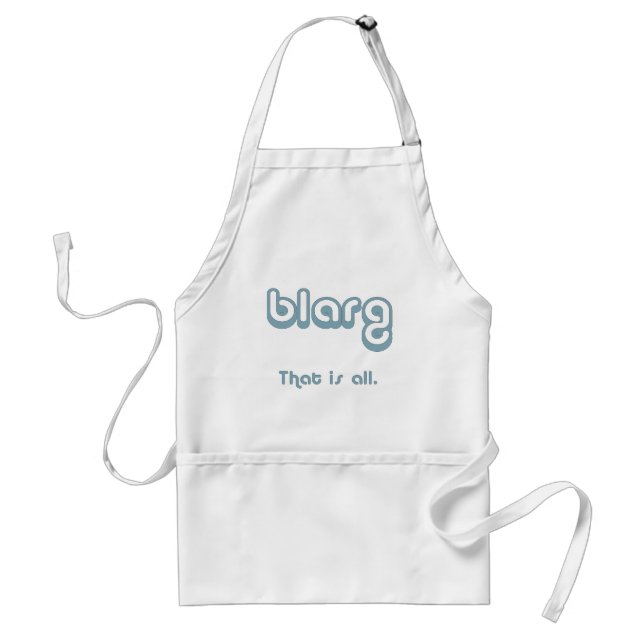 blarg. standard apron (Front)