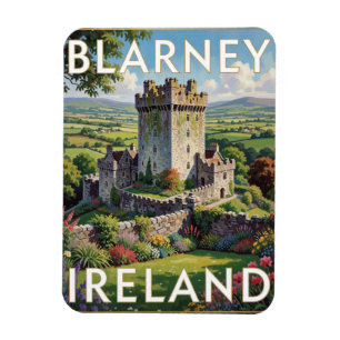 Blarney Castle Ireland Historic Stone Landmark Magnet
