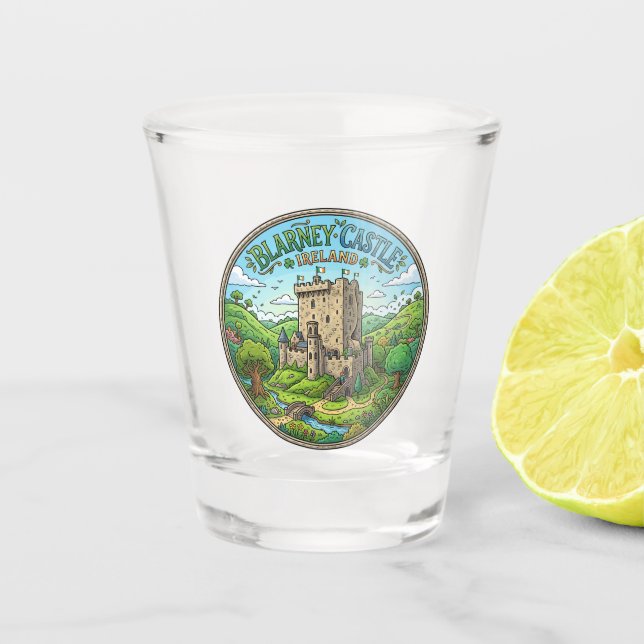 Blarney Castle Ireland Shot Glass (Front)