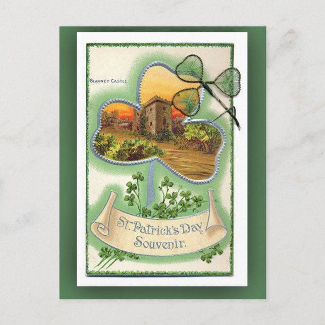 Blarney Castle St. Patrick's Day Cards (Front)