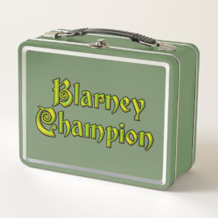 Blarney Champion green lunchbox