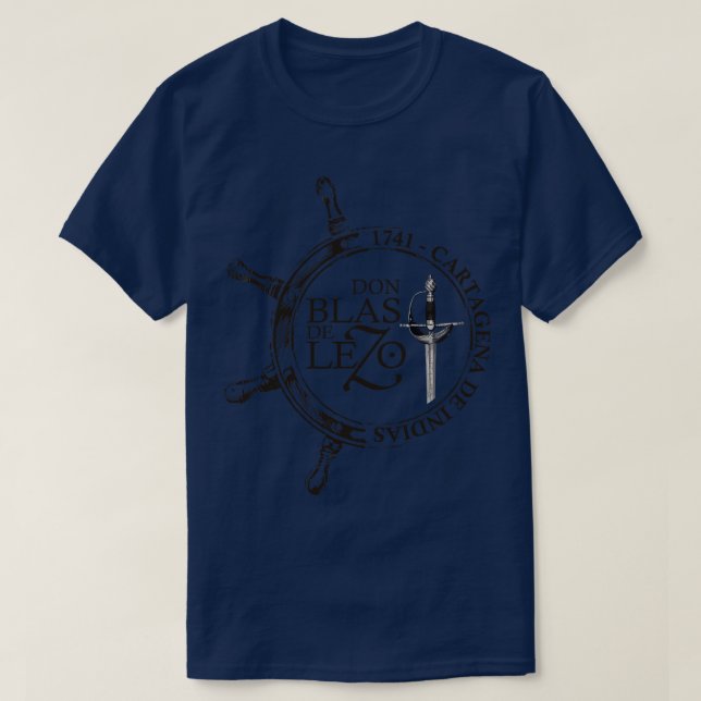 Blas de Lezo tagena de Indias 1741 TShirt (Design Front)