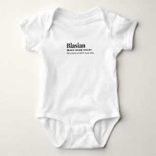 Blasian baby body suit bodysuit