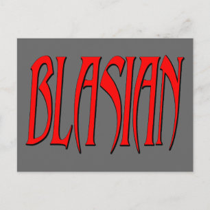 Blasian Postcard