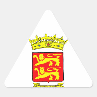 BLASON NORMANDY TRIANGLE STICKER