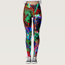 Blast abstract legging,Chromatic abstract women