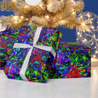 Blast abstract Wrapping Paper,Bright blast  Paper