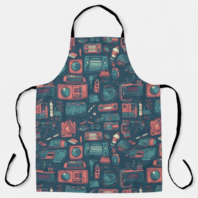 Blast From the Past: 80's Tech Apron (Front)
