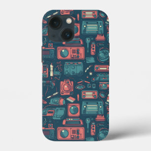 Blast From the Past: 80's Tech iPhone 13 Mini Case