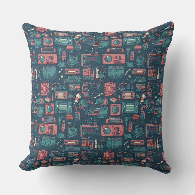 Blast From the Past: 80's Tech Cushion (Front)