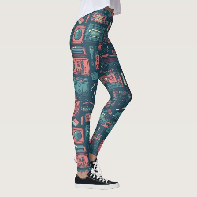 Blast From the Past: 80's Tech Leggings (Right)
