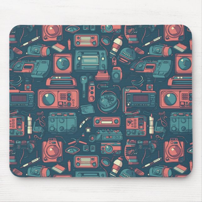 Blast From the Past: 80's Tech Mouse Mat (Front)