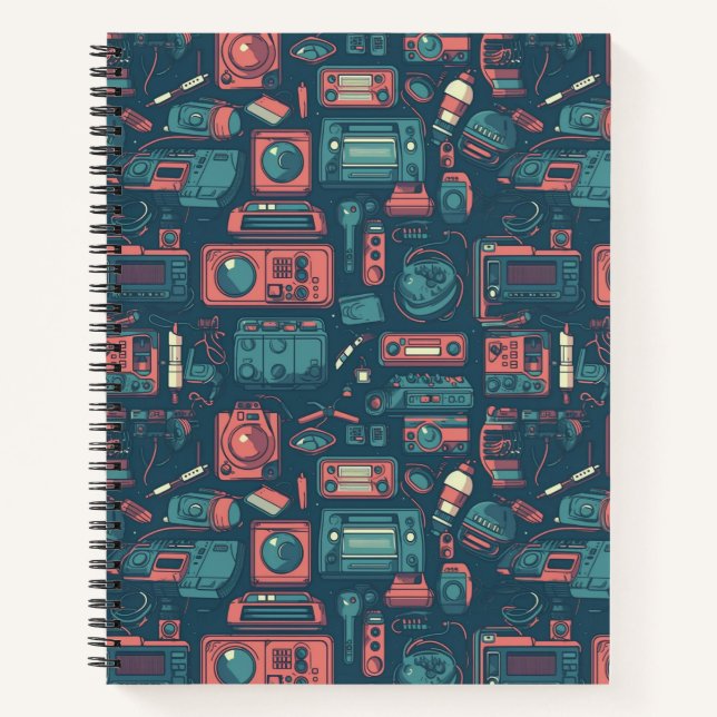 Blast From the Past: 80's Tech Notebook (Front)