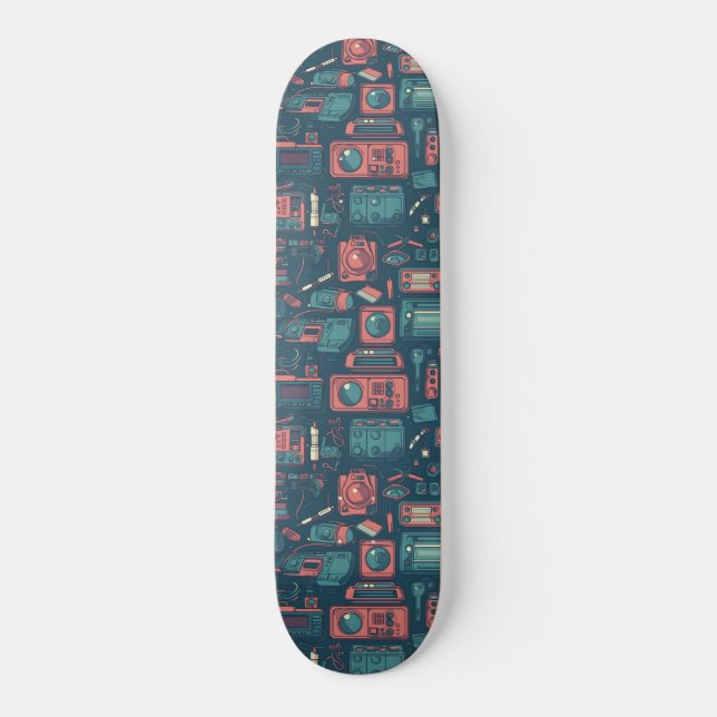Blast From the Past: 80's Tech Skateboard (Front)