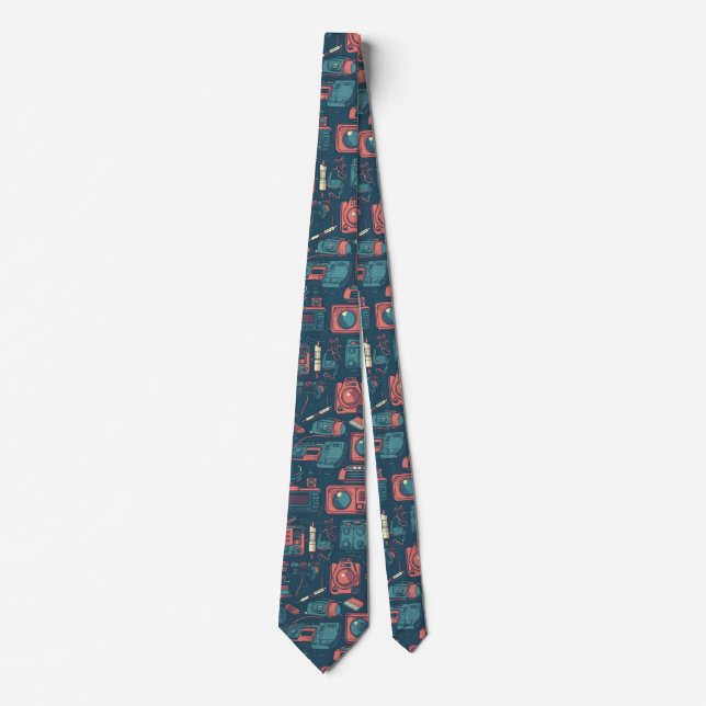 Blast From the Past: 80's Tech Tie (Front)