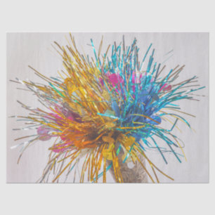 Blast of colours celebrate the year tissue paper