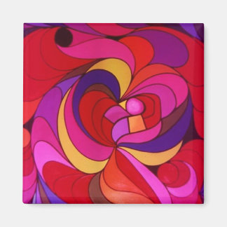 Blast of colours magnet