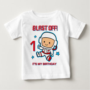 Blast Off 1st Birthday Infant Long Sleeve T-Shirt