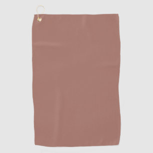 Blast-off bronze (solid color) golf towel