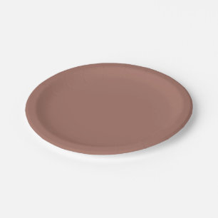 Blast-off bronze (solid colour) paper plate